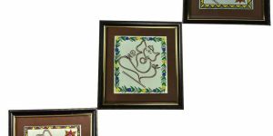 Wire Art Ganesha Madhubani Painting
