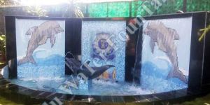 Small Water Cascade Outdoor Fountain