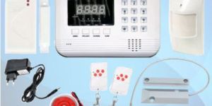 Wireless Burglar Alarm System with GSM & Landline Auto Dialer