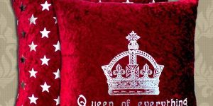 Foil Printed Cushion Cover