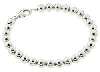 Silver Beaded Bangles