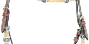 Zebra Braided Headstall