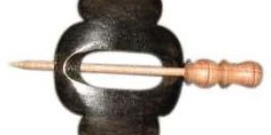 Wooden Shawl Pins
