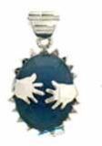 Sterling Silver Pendants Ec-p7