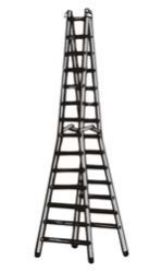 Aluminium Double Steps Trestle Ladder