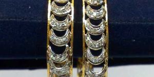 Zircon Bangle Half Moon