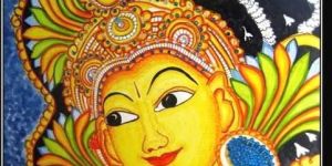 Kerala Mural Oil Painting