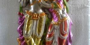 Stone Radha Krishna Statue