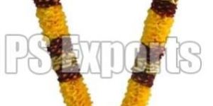 Yellow and Red Jasmine Flower Garland