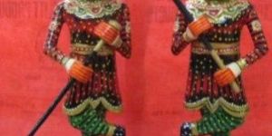 Wooden Chowkidar Statue