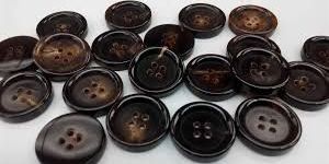 Buffalo Horn Button