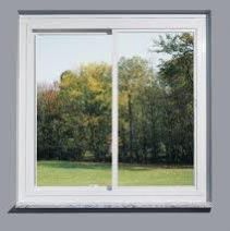 UPVC Hinged Glass Window