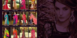 RAMAIYA GEORGETTE FABRIC SAREE CATALOG