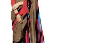 SANSKAR FLORAL PRINT GEORGETTE SAREE 1