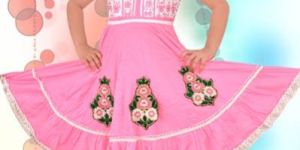 Girls Cotton Anarkali Suits