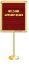 Welcome Board Stand Single Pole