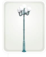 Single Bulb Garden Lamps