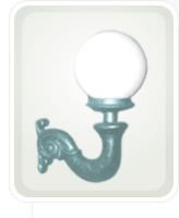 U Shaped Garden Lamps