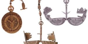 Sandalwood Miniature Carving  Pocket Watch