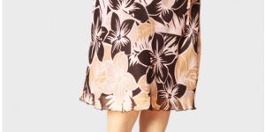 Printed Chiffon Skirt