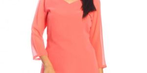 Simple Peach Kurti