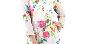 Uptown Printed Chiffon Kurti