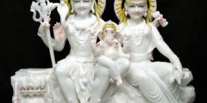 Marble Shiv Parivar Statues