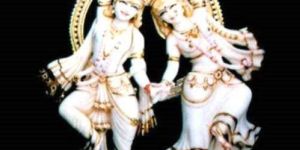 Marble Radha Krishna Statue