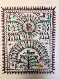 Tribal Silk Paintings