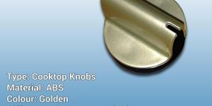 Round Shape Golden Cooktop Knob