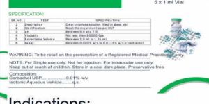 Carbachol Intraocular Solution
