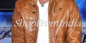 Star Ranbir Kapoor Brown Lamb Leather Jacket Blazer
