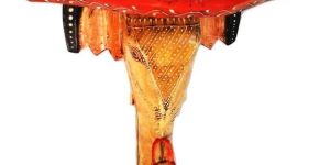 WOODEN ELEPHANT HEAD WALL MOUNT