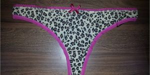 Animal Printed Thongs