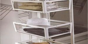 Soft Close 3 Tier Glass Basket