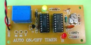 Auto on off Timer Circuit