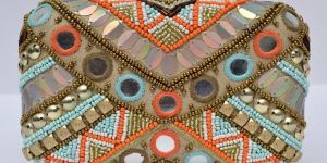 Embroidered Fabric Clutches