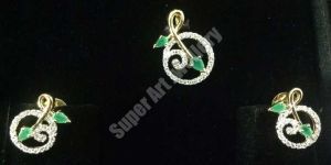 Green Lily Pendant