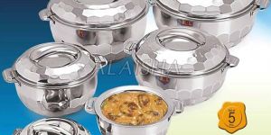 5 Pcs Stainless Steel Insulated Casserole Set