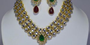 Semi Bridal Kundan Necklace