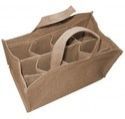 Six Bottle Jute Wine Bags
