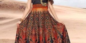 Ladies Digital Printed Gowns