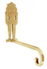 Christmas Brass Stocking Holder