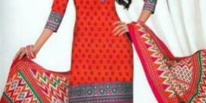 Printed Cotton Dress Material
