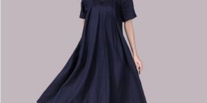 Blue Party Wear Women Dress