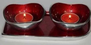 T-Light Bowl Set with Tray