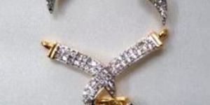 CZ Mangalsutra Pendant Set