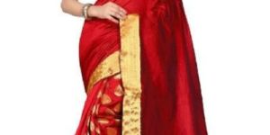 RED COTTON SILK SAREE