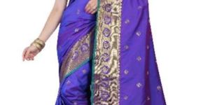 SMASHING PURPLE PURE SILK SAREE