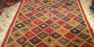Wool Jute Kilim Room Rug